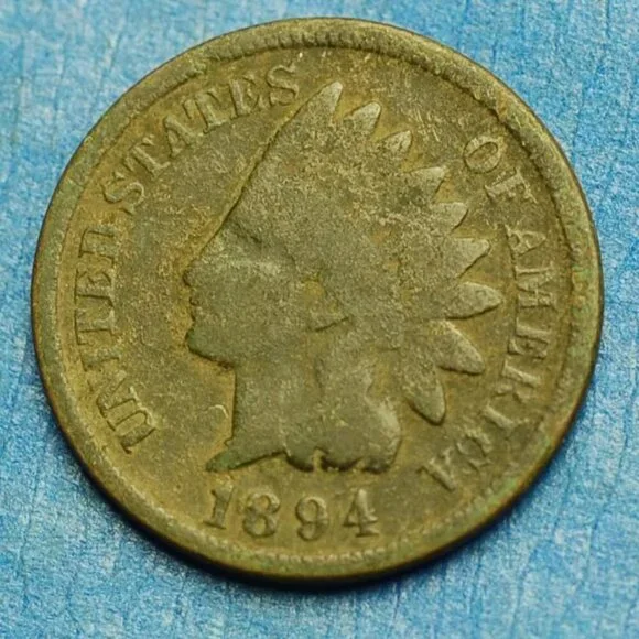 🌟1894 Indian Head Cent Penny 1c Lot w1073🌟WOW OLD!!! - Picture 1 of 2